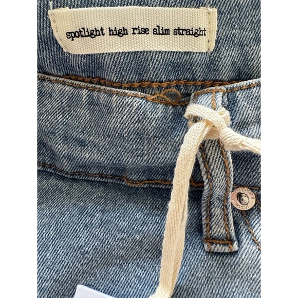 Jessica Simpson Jeans 26W Spotlight High Rise slim Straight Lived-in vintage - Picture 8 of 16